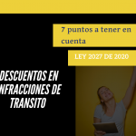 Descuentos en infracciones de transito