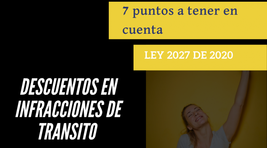 Descuentos en infracciones de transito