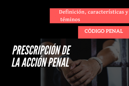 Prescripción de la acción penal